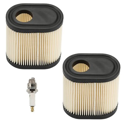 #ad 36905 Air Filter for Tecumseh Lawnmower 751 11122 LV195EA with RJ19LM Spark Plug $19.95