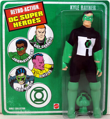#ad KYLE RAYNER Retro Action DC Super Heroes Figure Green Lantern Exclusive Mego $9.99