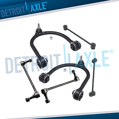 #ad AWD 6pc Control Arms w Ball Joints amp; Sway Bar Links Kit For 300 Magnum Charger $101.51