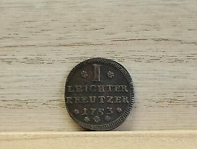 #ad #ad 1753 1 Leichter Kreuzer Wurzburg Coin $40.00