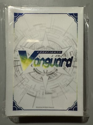 #ad CARDFIGHT VANGUARD GRAY CIRCLE LOGO CARD BACK WGP 2024 WHITE SLEEVES 70 PCS $55.00