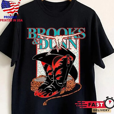 #ad Hot Brooks amp; Dunn logo Gift Funny Men S 5XL Tee QN1096 $21.99