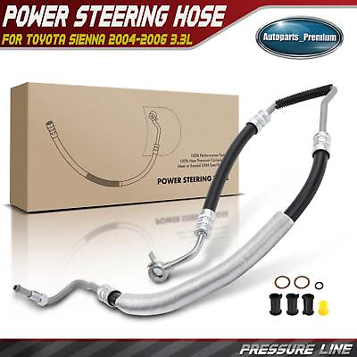 New Power Steering Pressure Line Hose Assembly for Toyota Sienna 2004 2006 3.3L $45.99