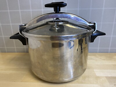 #ad Magefesa 8 L 8.45 QT 18 10 Stainless Pressure Cooker Made in Spain $39.95