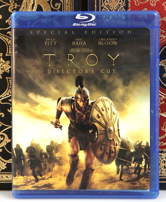 #ad TROY DIRECTOR#x27;S CUT UNRATED BLU RAY I SHIP BOXED $10.99