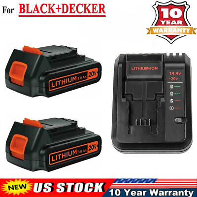 20V for Black and Decker 20 Volt MAX Lithium LBXR20 LB20 LBX20 Battery Charger $19.03
