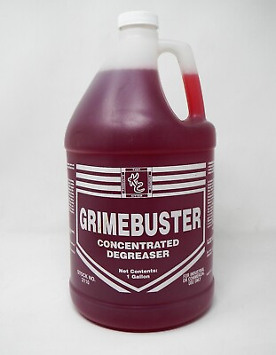 #ad GrimeBuster Heavy Duty Concentrated Cleaner Degreaser Grease Grime Gallon 5ct $89.99