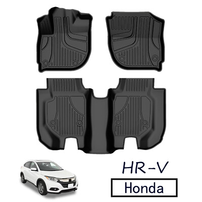 #ad For Honda HR V 2016 2022 Car Floor Mats Or Trunk Mat Cargo Liner Rubber Carpet $39.99