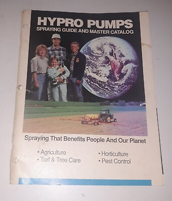 #ad 1991 Hypro Pumps Spraying Guide and Master Catalog $12.50