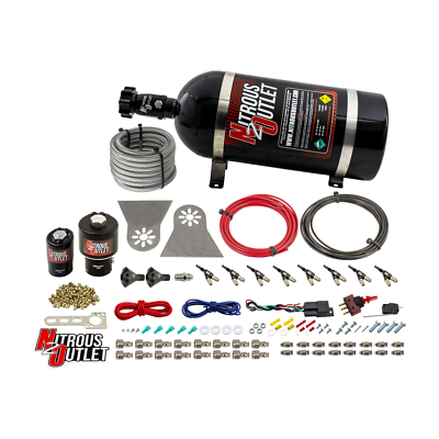 #ad Direct Port Fogger Wet Nitrous Kit 8 Cylinder .178quot; Nitrous .310quot; Fuel 90� $1724.99
