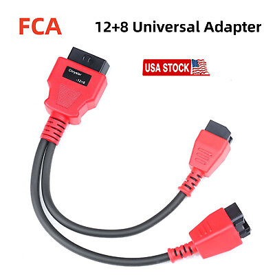 #ad FCA 128 Universal Adapter Cable Adapter For Chrysler Dodge Diagnostic Cable USA $9.95