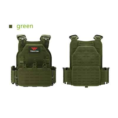#ad New Combat Vest 6094 Quick Detachable Cut Black Gear To Carry Tactical Vest $248.17