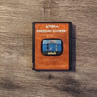 #ad Atari 2600: PRESSURE COOKER Cartridge by Activision TESTED amp; WORKS $14.99