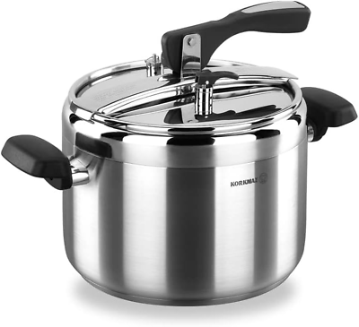 Turbo 7 Quart Stove Top Pressure Cooker Stainless Steel Cookware Induction Compa #ad $114.99