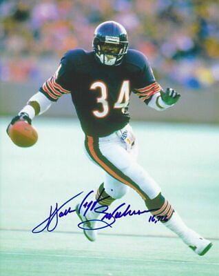 #ad WALTER PAYTON BEARS 8X10 AUTOGRAPHED PHOTO REPRINT SUPER . FREE SHIPPING $8.00
