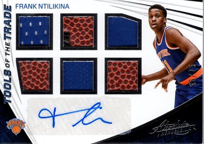#ad 2017 18 Absolute Tools of the Trade Six Swatch 8 Frank Ntilikina Auto75 $24.99