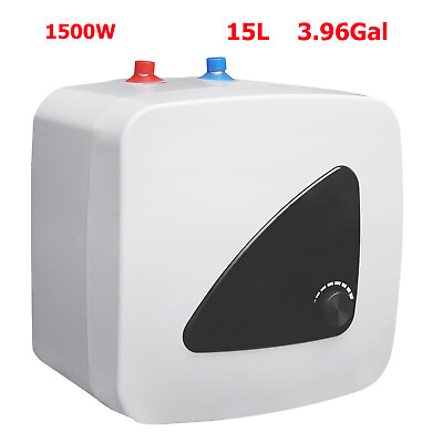 #ad Electric Tank Hot Water Heater Kitchen Bathroom Home 1500W 15L 110V Waterproof $105.00