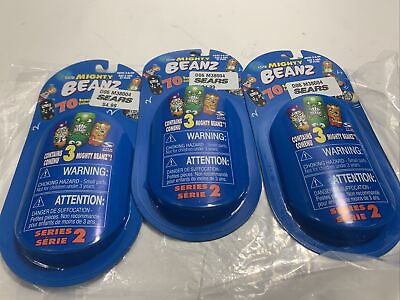 #ad Lot Of 3 MIGHTY BEANZ Spin Master Toys 2003 Series 2 Brand New SEALED 9 C $27.43