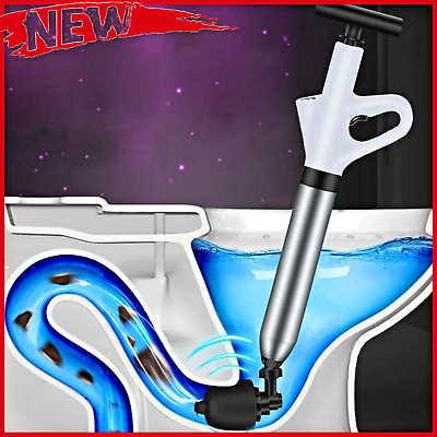 #ad Bathroom Toilet Pipe Drain Pressure Plunger Powerful Clog Remover Dredge Tool AU $64.55