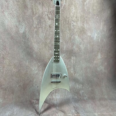#ad Shark Electric Guitar silvery Rosewood Fingerboard Special Shaped in Stock $319.00