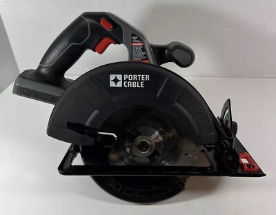 #ad Porter Cable Circular Saw PC186CS Type 2 18V No Battery $45.00