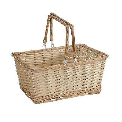 #ad ML 2202 Open Top Market Basket with Handles Natural $66.11