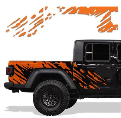 #ad For Jeep Gladiator 2018 2023 Graphics Mud Splash Car Side Stickers Vinyl Decals $76.99