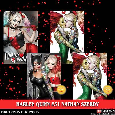 #ad #ad 4 PACK HARLEY QUINN #31 NATHAN SZERDY 616 EXCLUSIVE VAR 07 12 2023 $103.00