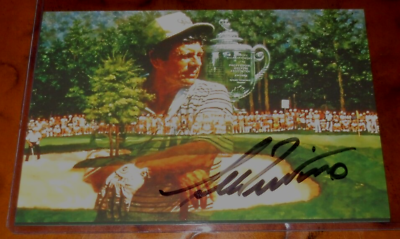 #ad Lee Trevino Professional Golf Legend signed autographed photo Super Mex $19.95