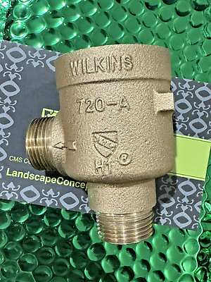 #ad #ad Zurn Wilkins 1” 720A Pressure Vacuum Breaker Body Brass 720 a 1 in. Rebuild $29.87