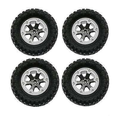 #ad 4Pack 1 16 Track Upgrade Wheels Tires For WPL B 1 B14 C24 Military Truck RC Car $12.47