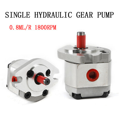 #ad #ad Mini Hydraulic Gear Pump High Pressure Gear Pumps 0.8ml r Aluminum Alloy 21MPa $48.88