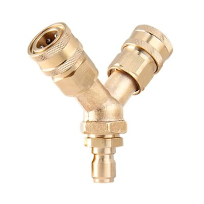 #ad High Pressure Washer Adapter Quick Connector Coupler Triple Splitter 3 8 $22.30