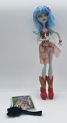 #ad Monster High Ghoulia Yelps Skull Shores Doll Mattel 2008 With Accessories $19.99