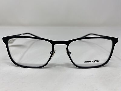 #ad Arnette WOOT S 6116 696 53 17 140 Black Metal Full Rim Eyeglasses Frame QQ86 $50.00