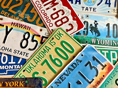 #ad Authentic License Plates All States Available amp; More In Craft Condition $1.99
