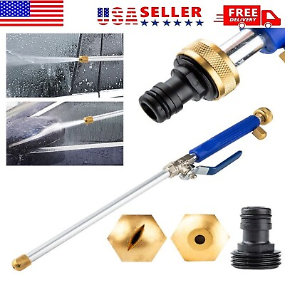 2In1 Hydro Jet High Pressure Power Washer Wand with Jet Nozzle and Fan Nozzle US $11.99