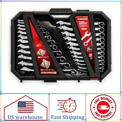 #ad #ad Husky SAE MM Combination Wrench Set 24 Piece $48.99