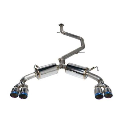 Remark Fits 2019 Toyota Corolla Hatchback Quad Exit Cat Back Exhaust Burnt Stai #ad $1154.99