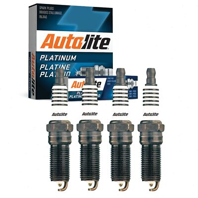 #ad 4 pc Autolite Platinum AP5364 Spark Plugs for WR9DCY 5019 4513 Ignition Wire kv $16.73