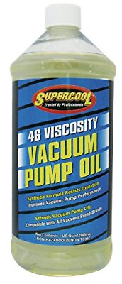 #ad TSI Supercool 33713 46 Viscocity Synthetic Vacuum Pump Oil 32 oz Packaging... $16.85