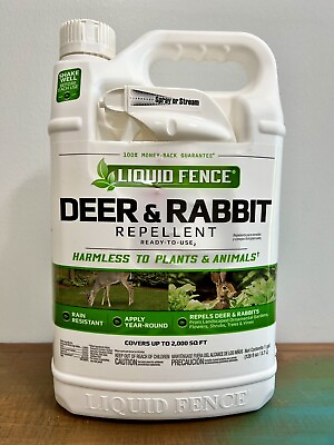 #ad Liquid Fence Deer amp; Rabbit Repellent Ready to Use 1 Gallon $26.99