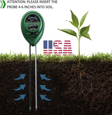 #ad 3 in 1 Digital PH Tester Sunlight Soil Moisture Meter Detector Plant Garden US $7.98