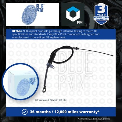 #ad #ad Handbrake Cable Rear Right ADA104607 Blue Print Hand Brake Parking K04721028AI GBP 22.35