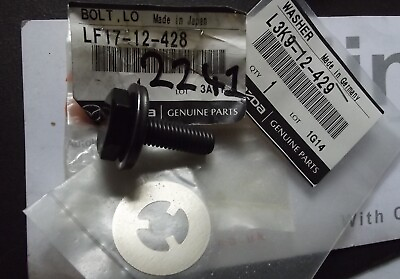 #ad Camshaft pulley bolt amp; diamond washer genuine Mazda MX 5 mk3 NC 1.8 2.0 MX5 GBP 22.05