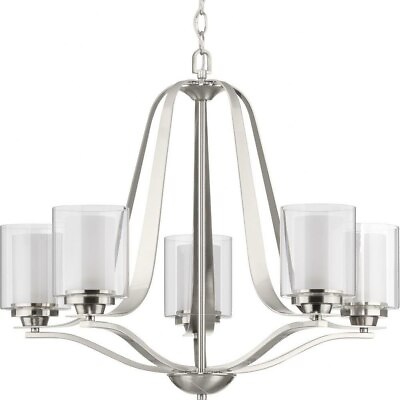 #ad Chandeliers Light 5 Light Cylinder Shade in Modern Craftsman and Modern $449.95