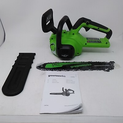 #ad Greenworks 40V Volt 12quot; Cordless Compact Chainsaw Tool Only CS40B00 $94.99