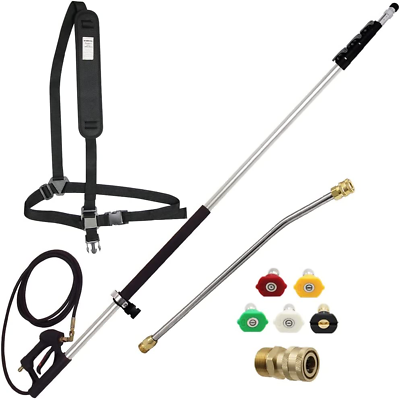 #ad Telescoping Pressure Washer Wand for Pressure Washers with Belt $127.99
