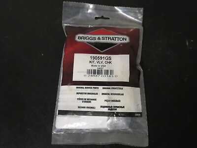 #ad Genuine Briggs amp; Stratton OEM Pressure Washer Pump Valve Check Kit 190591GS $20.00