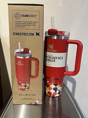 #ad IN HAND Stanley RED Dragon Lunar New Year Quencher 30 OZ Tumbler RED FREE SHIP $43.00